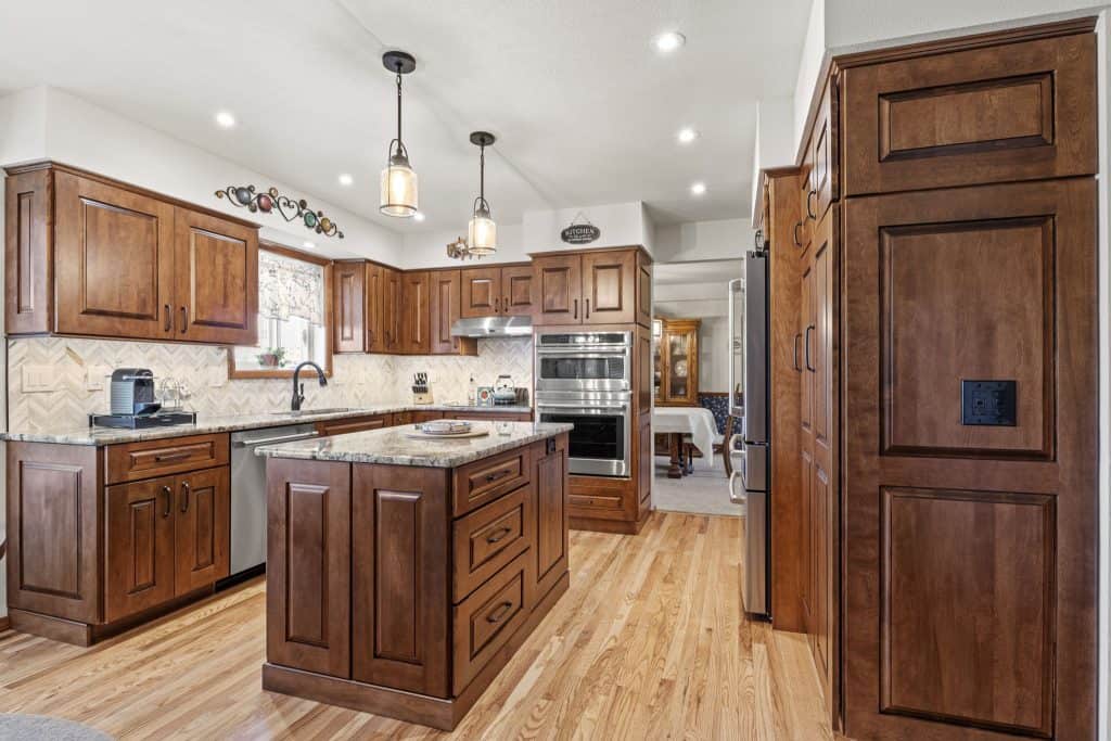 Colorado Springs Kitchen Remodel with Hardwood Floors Refinished