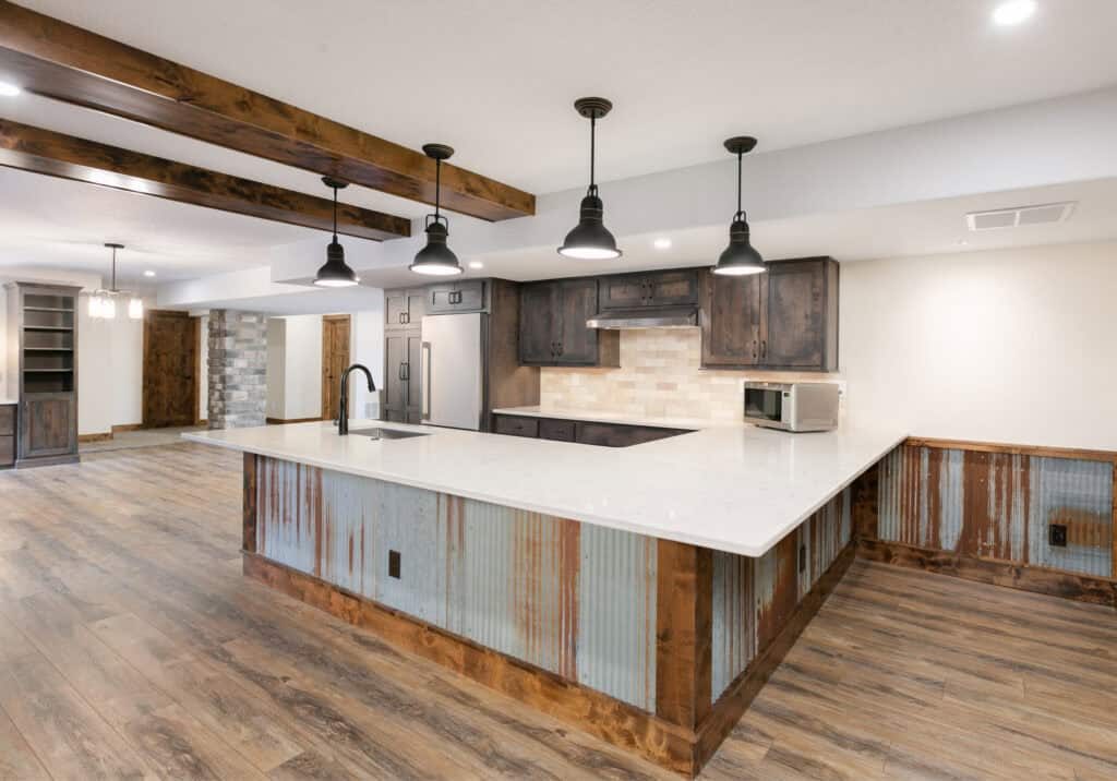 black forest basement kitchen remodel from nearby colorado springs 1