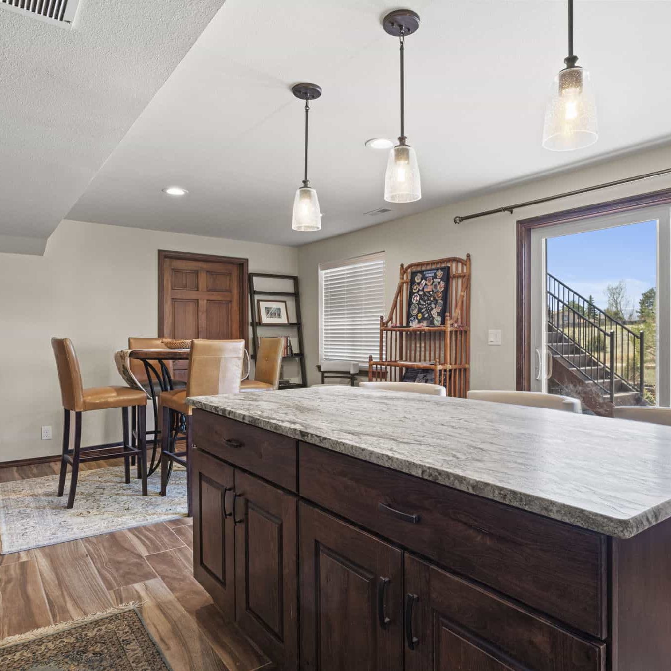 Colorado Springs Home Remodel in Basement with new tile