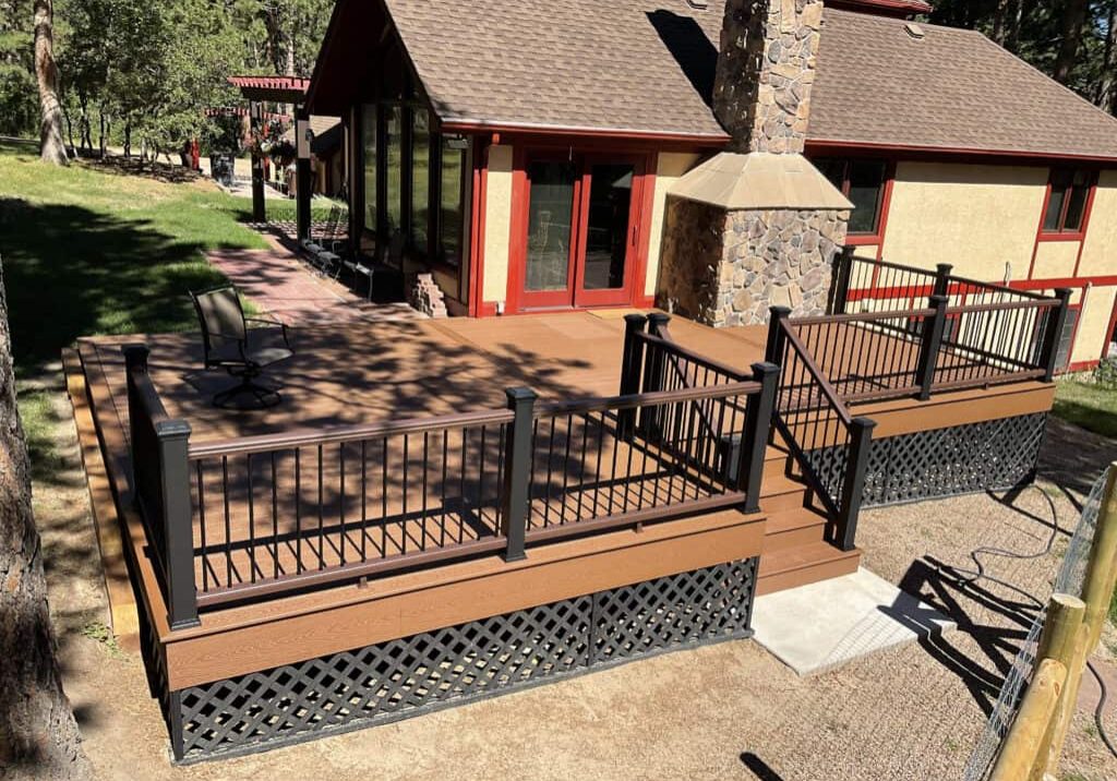 Outdoor Living with Deck Remodel with Trex decking scaled