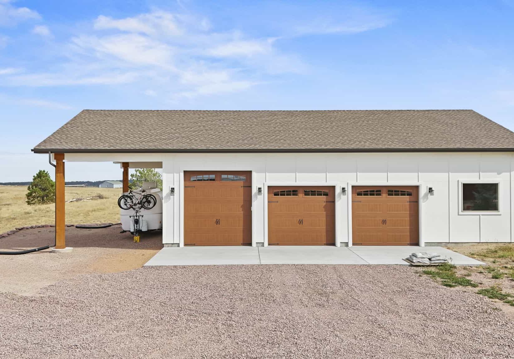 Oversized garage doors for New Addition in Colorado Springs